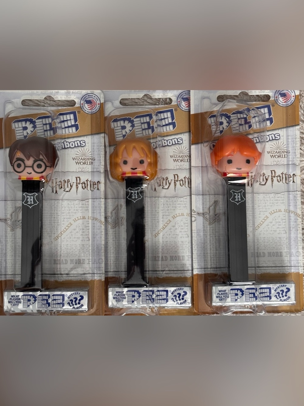 Harry Potter Candy Dispensers - All Three